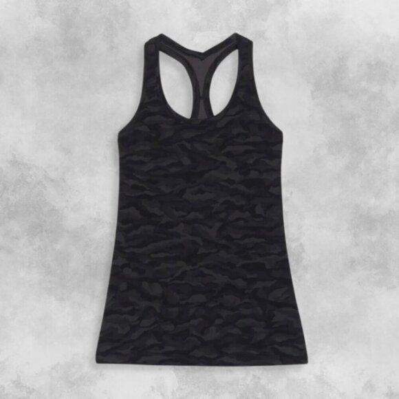 Lululemon Cool Tank Top Racerback II Lightweight Sequoia Camo Design Women's S - Picture 3 of 8